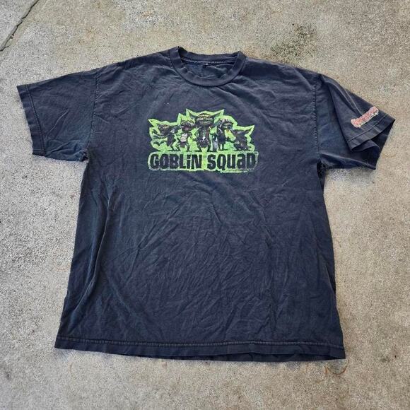 Gildan Other - Vtg Y2k GOBLIN SQUAD Faded Graphic Pathfinder Online RPG Video Game T Shirt XL